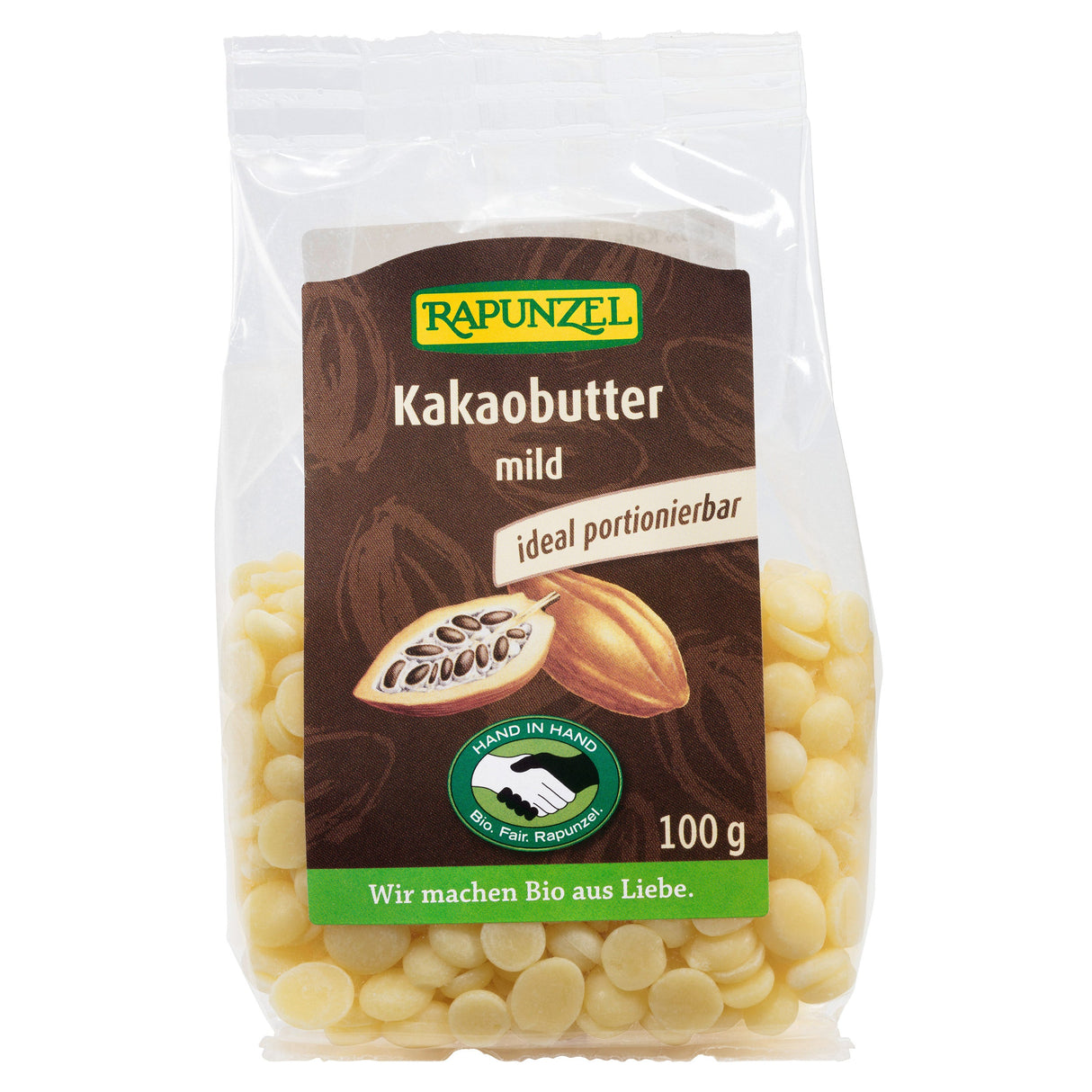 Bio Kakaobutter mild, 100 g - YOGISHOP