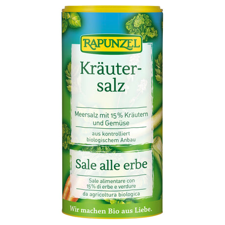 Bio Kräutersalz mit 15% Kräutern & Gemüse, 125 g - YOGISHOP