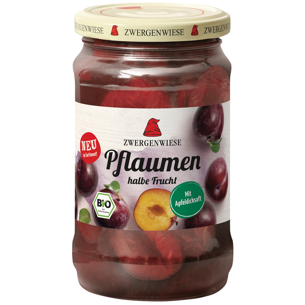 Bio Pflaumen mit Apfeldicksaft, 360 g - All-Bio Naturkost