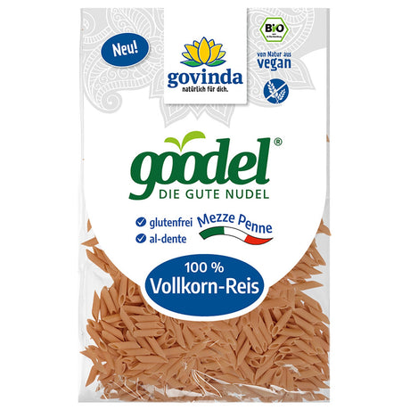 Bio Goodel Mezze Penne Vollkornreis, 250 g - All-Bio Naturkost
