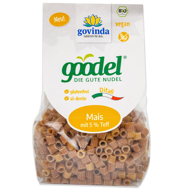 Bio Goodel Ditali Teff Mais, 250 g - YOGISHOP