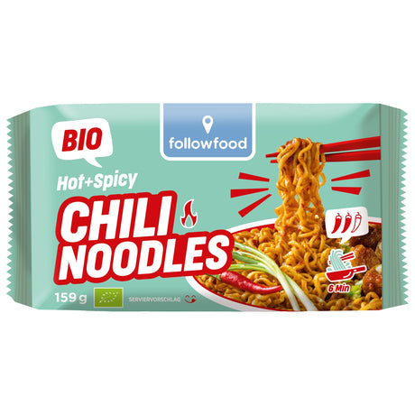 Bio Asia Noodles - Hot + Spicy Chili, 159 g - All-Bio Naturkost
