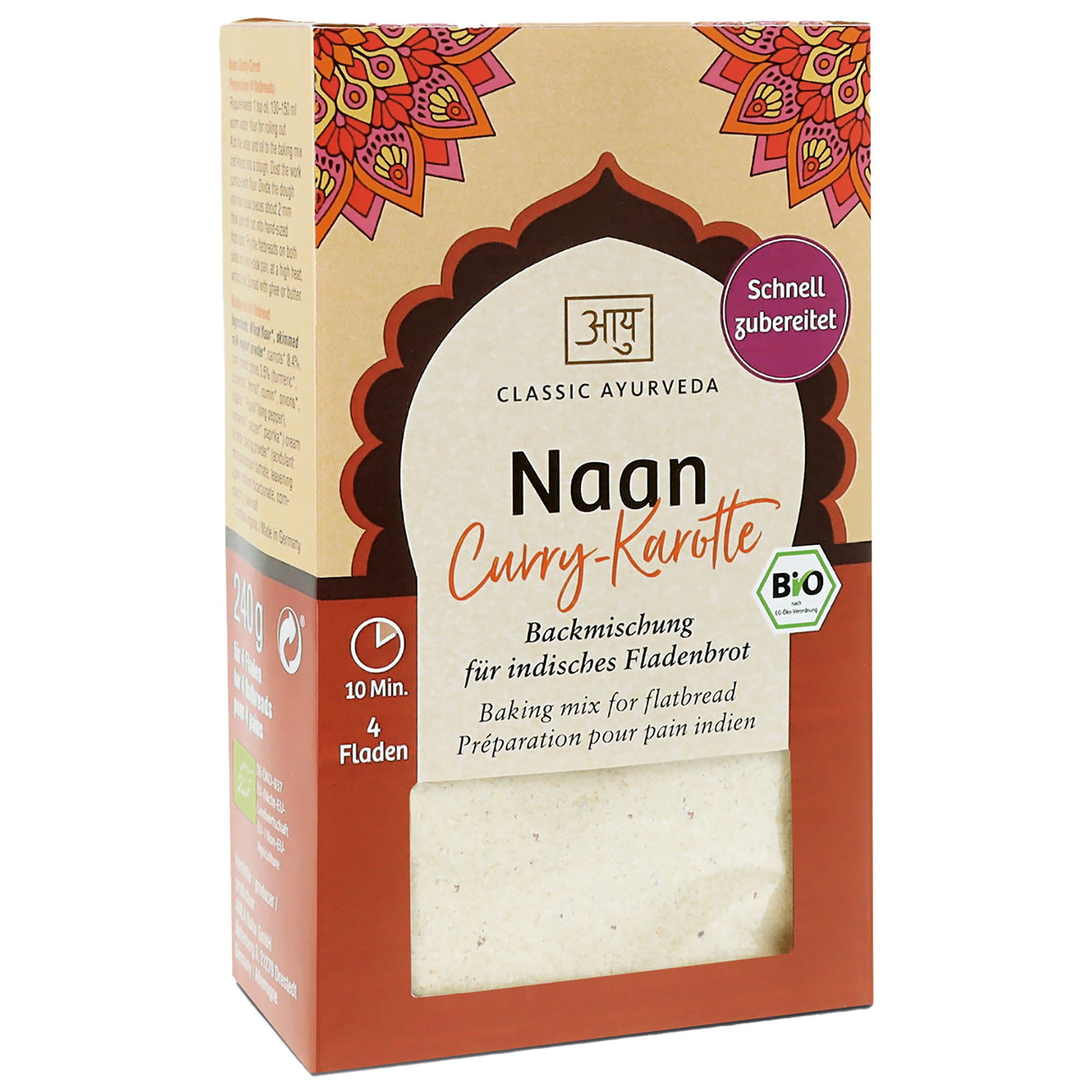 Bio Naan Curry-Karotte, 240 g - All-Bio Naturkost