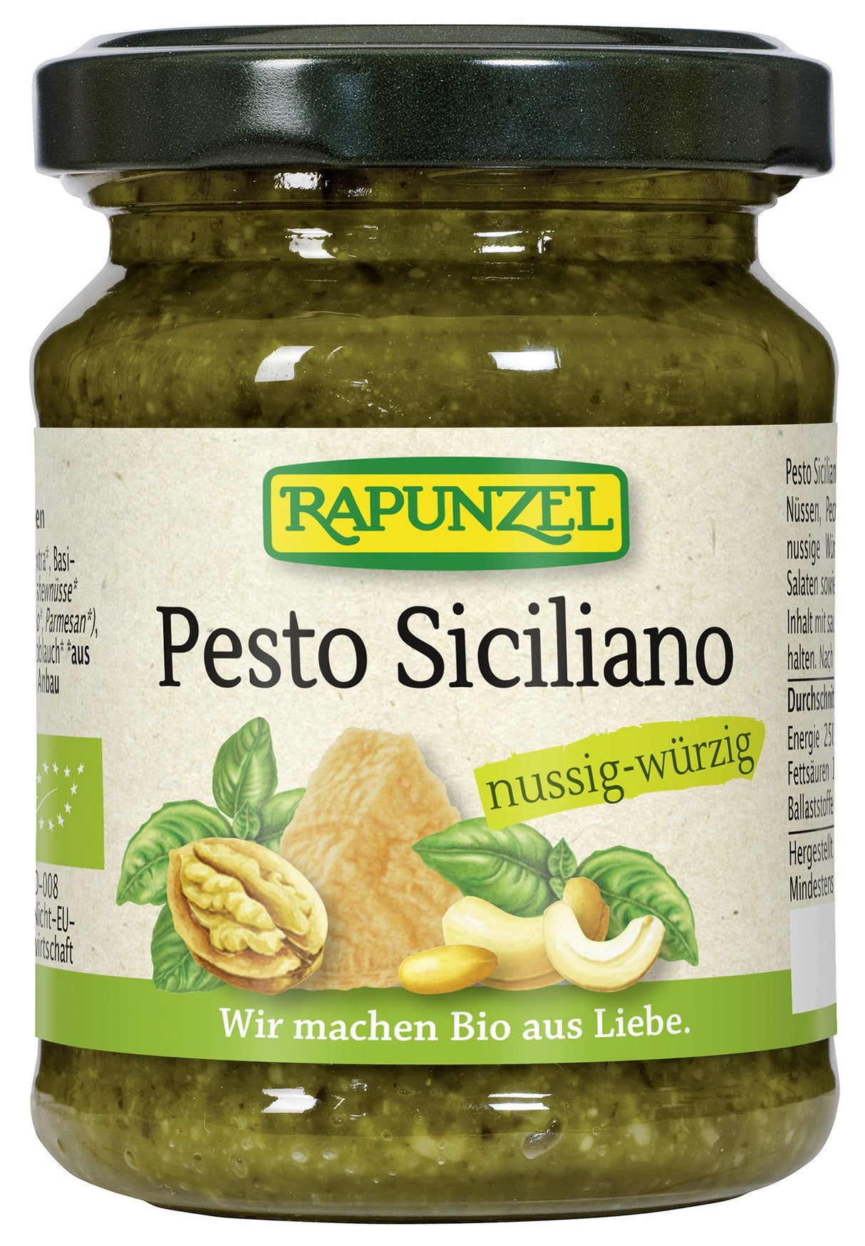Bio Pesto Siciliano, 120 g - YOGISHOP