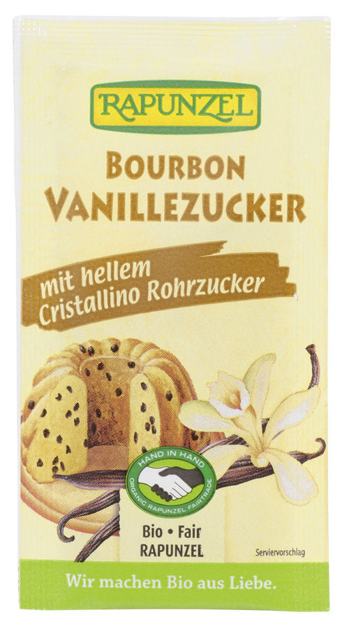 Bio Vanillezucker Bourbon, 4 x 8 g - YOGISHOP