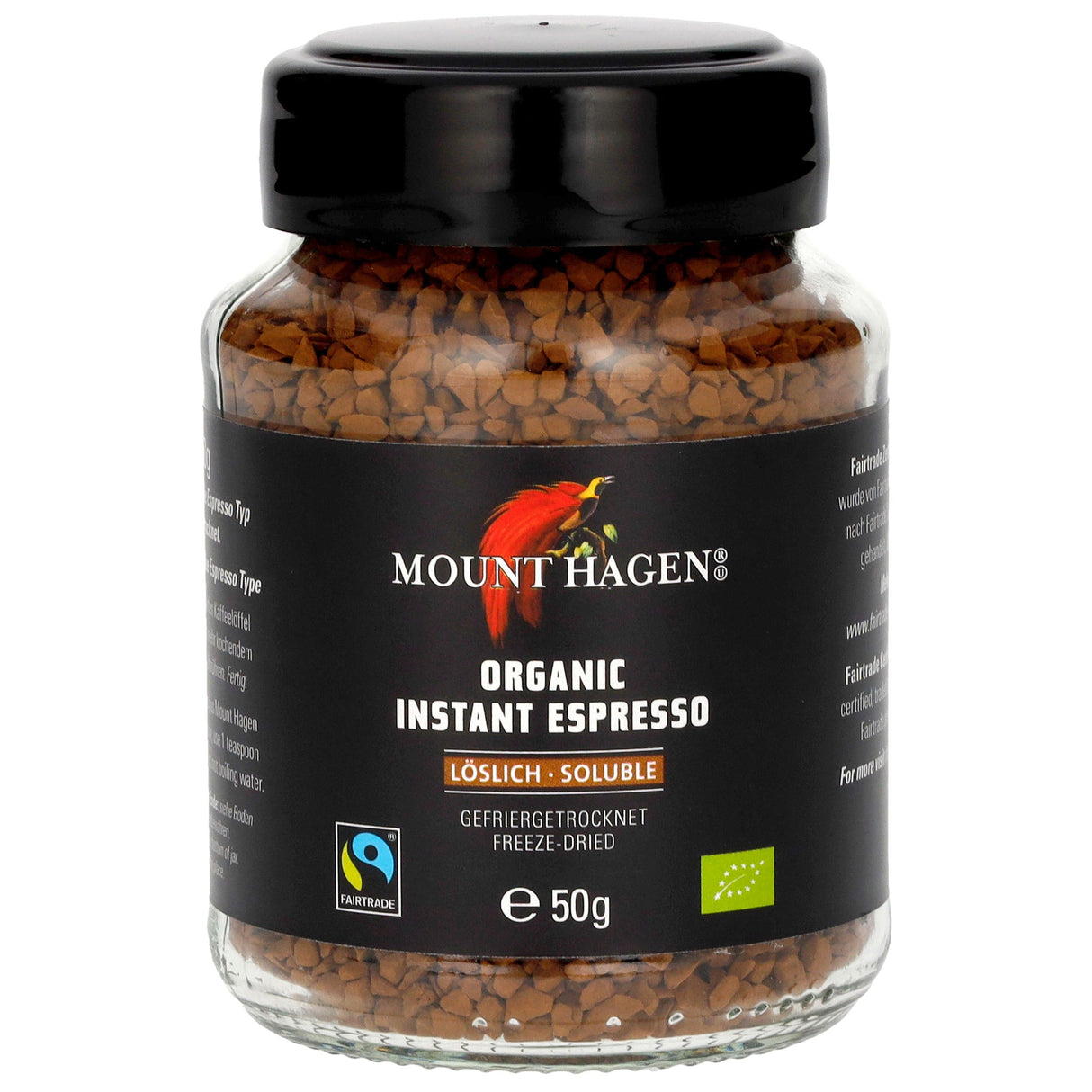 Bio Instant Espresso Glas, 50 g