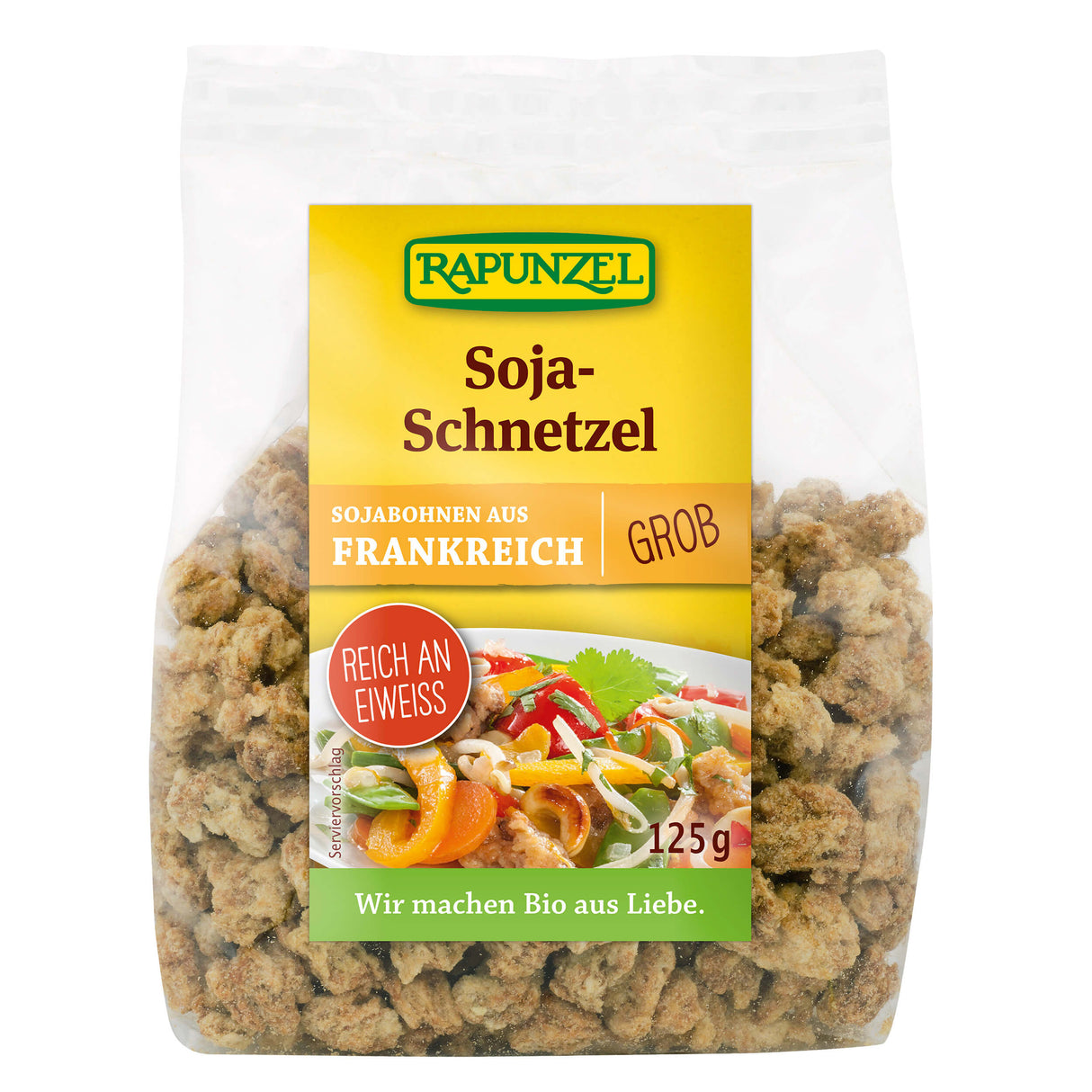 Bio Soja-Schnetzel grob, 125 g - YOGISHOP
