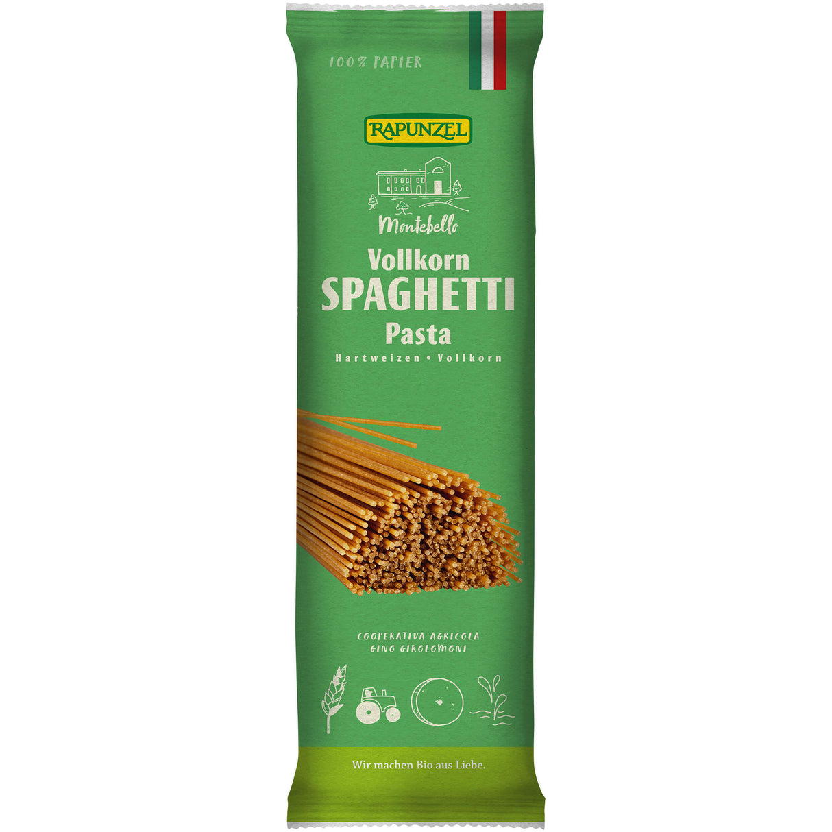 Bio Spaghetti Vollkorn, 500 g - YOGISHOP