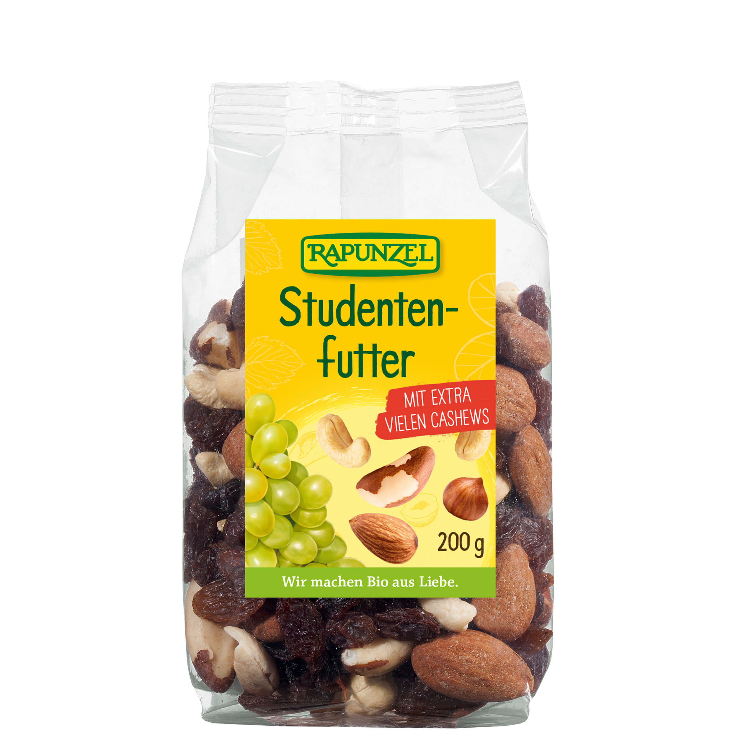Bio Studentenfutter mit Sultaninen, 200 g – All-Bio Naturkost