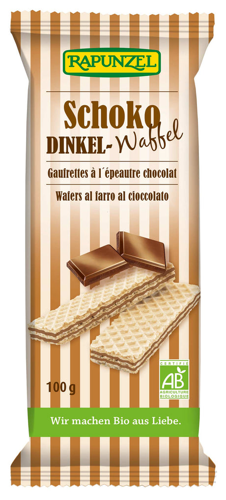 Bio Dinkel-Waffeln Schoko, 100 g - YOGISHOP