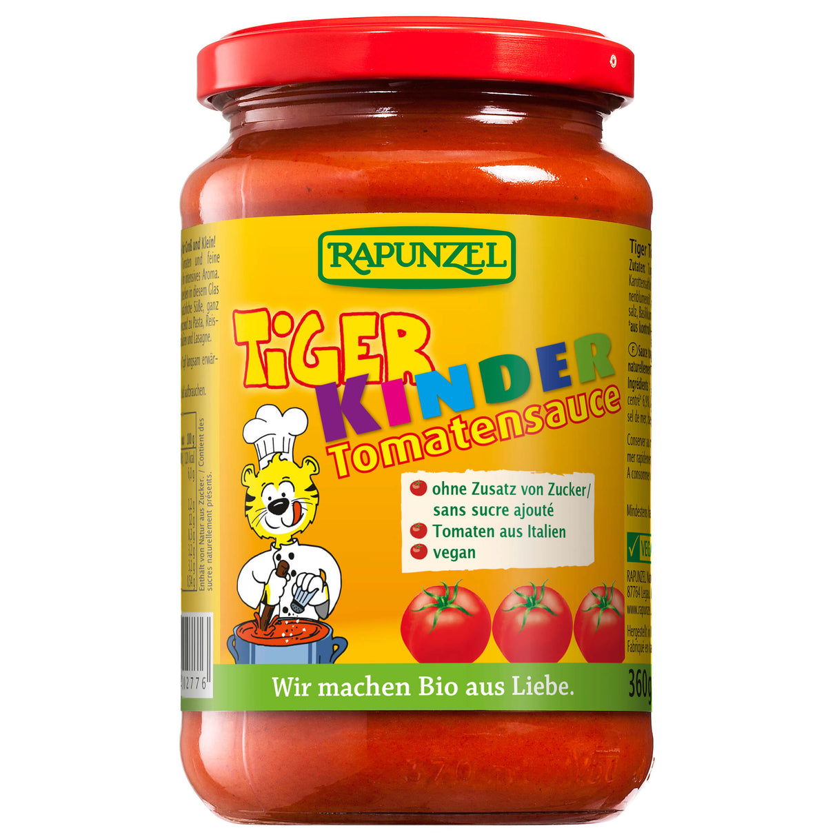 Bio Tomatensauce Tiger, 345 ml - YOGISHOP