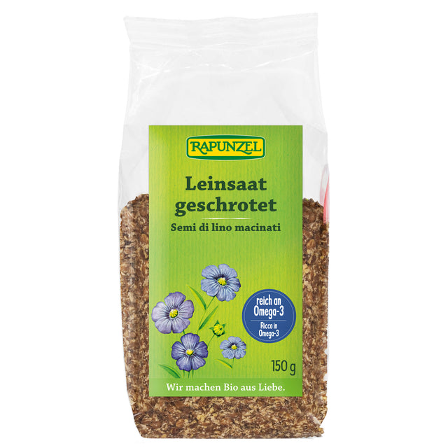 Bio Leinsaat geschrotet, 150 g - YOGISHOP