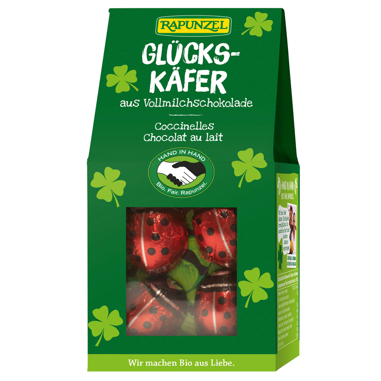 Bio Glückskäfer gefüllt, 100 g - YOGISHOP