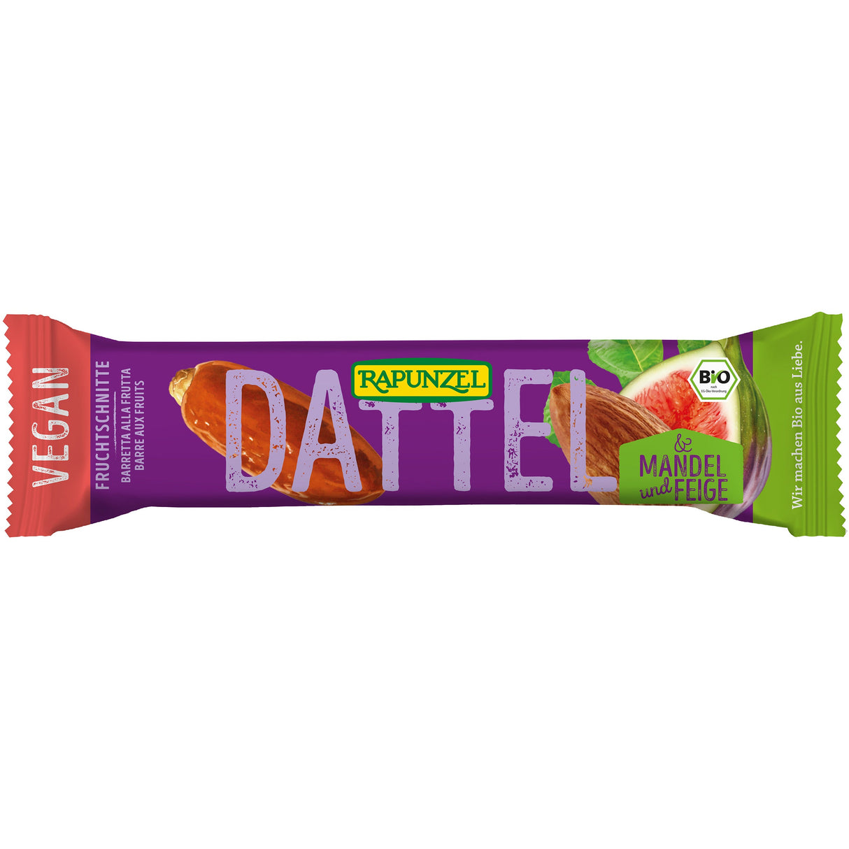 Bio Fruchtschnitte Dattel-Mandel, 40 g - All-Bio Naturkost
