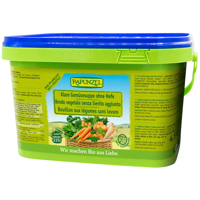 Bio Klare Suppe ohne Hefe, 4,5 kg - YOGISHOP
