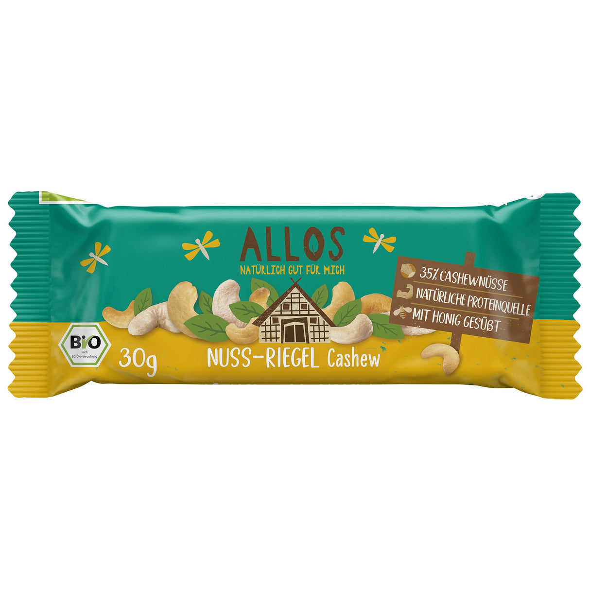 Bio Cashew Nusschnitte, 30 g