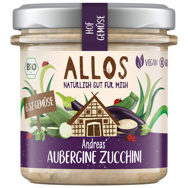 Bio Brotaufstrich "Andreas' Aubergine Zucchini", 135 g - YOGISHOP