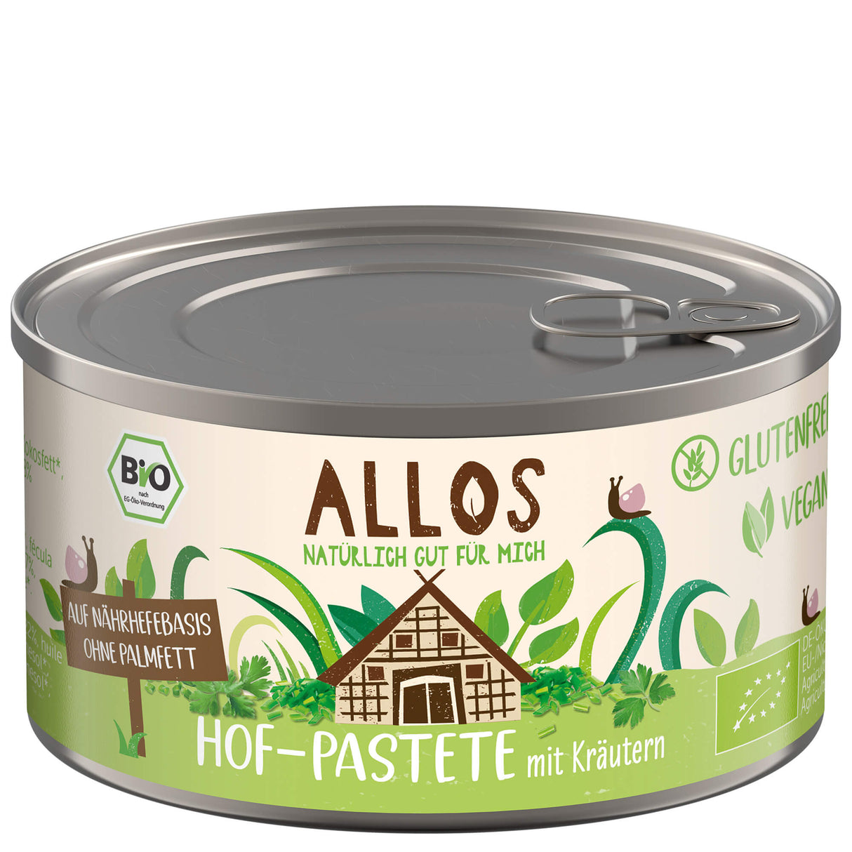 Bio Hof-Pastete Kräuter, 125 g - YOGISHOP