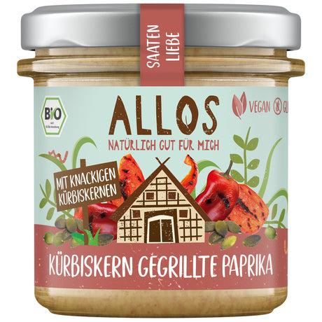 Bio Aufstrich Saatenliebe Kürbiskerne/gegrillte Paprika, 135 g - All-Bio Naturkost