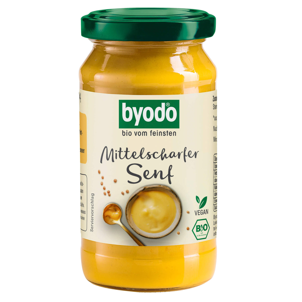 Bio Mittelscharfer Senf, 200 ml - YOGISHOP
