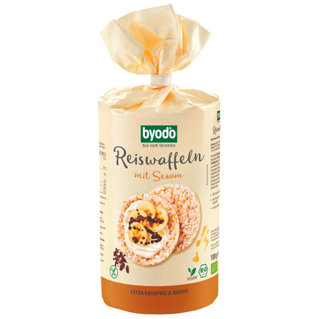 Bio Reiswaffeln mit Sesam, 100 g - YOGISHOP