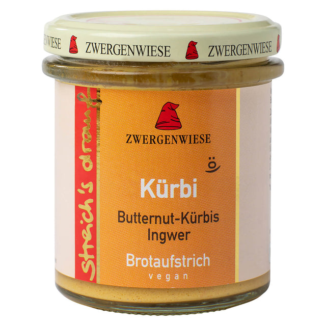 Bio Brotaufstrich Streichs drauf Kürbi (Butternut-Kürbis - Ingwer), 160 g - YOGISHOP