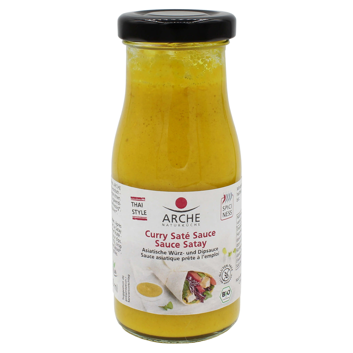 Bio Curry-Saté Würz- und Dipsauce, 130 ml - YOGISHOP