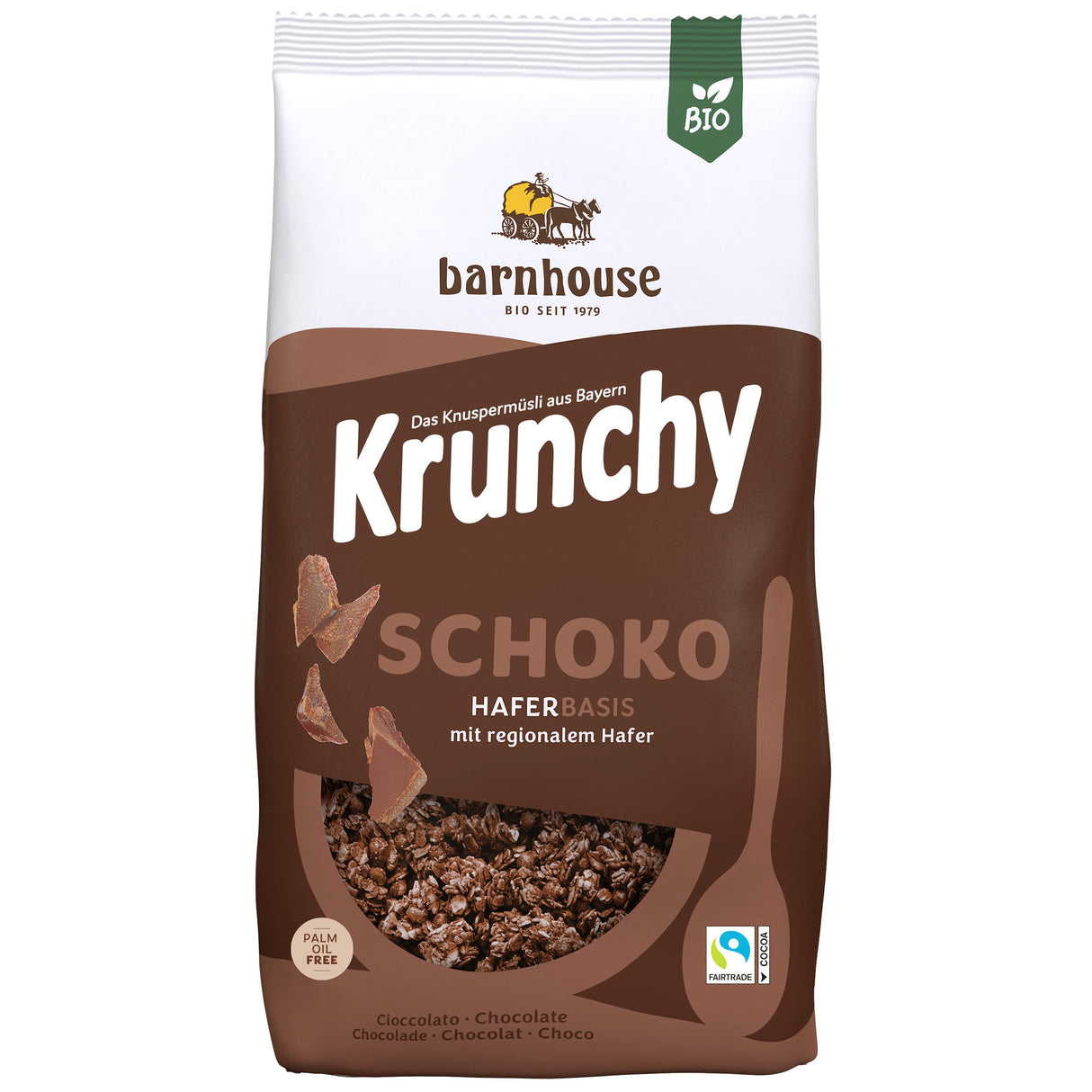 Bio Krunchy Schoko, 750 g - YOGISHOP