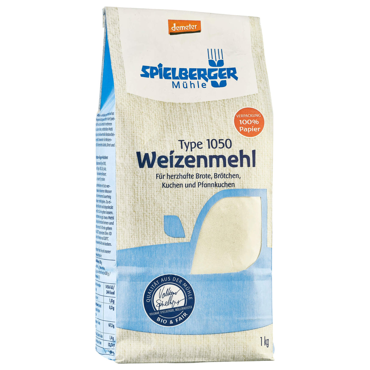 Bio Weizenmehl Type 1050, 1 kg - YOGISHOP