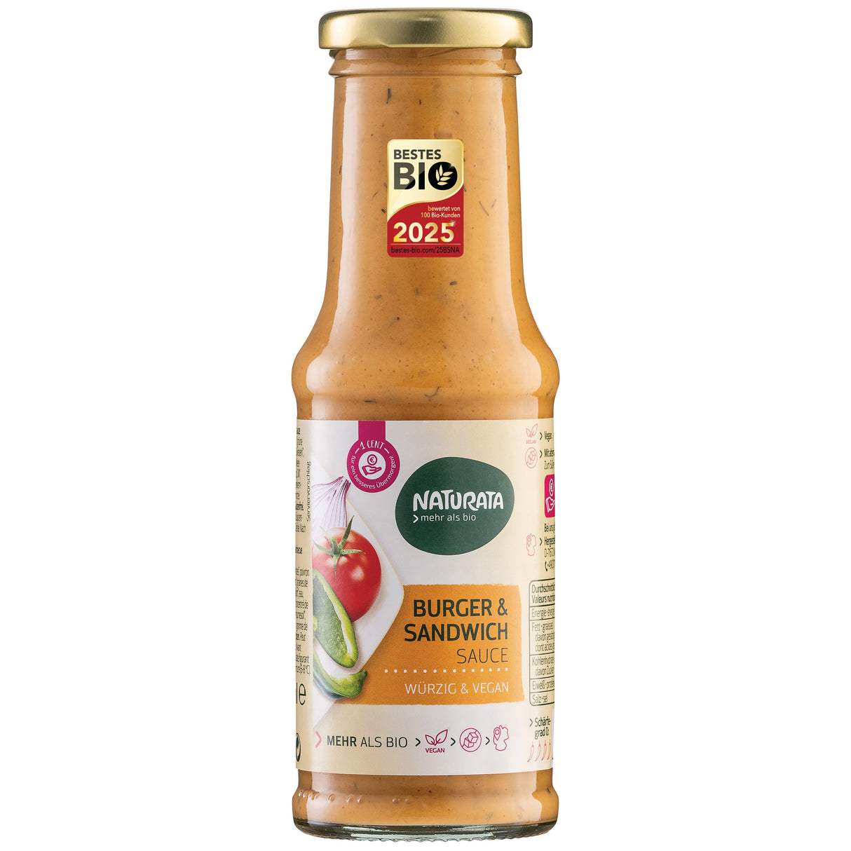 Bio Burger & Sandwich Sauce, 210 ml - All-Bio Naturkost