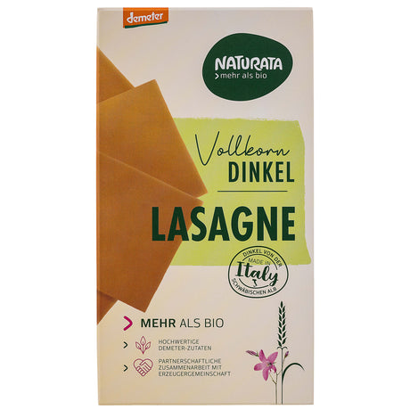 Bio Lasagne Dinkel Vollkorn demeter, 250 g - YOGISHOP