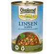Bio Linsensuppe mit Würstchenscheiben, 400 g - YOGISHOP
