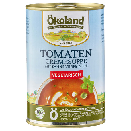 Bio Tomaten-Cremesuppe vegetarisch, 400 g - YOGISHOP