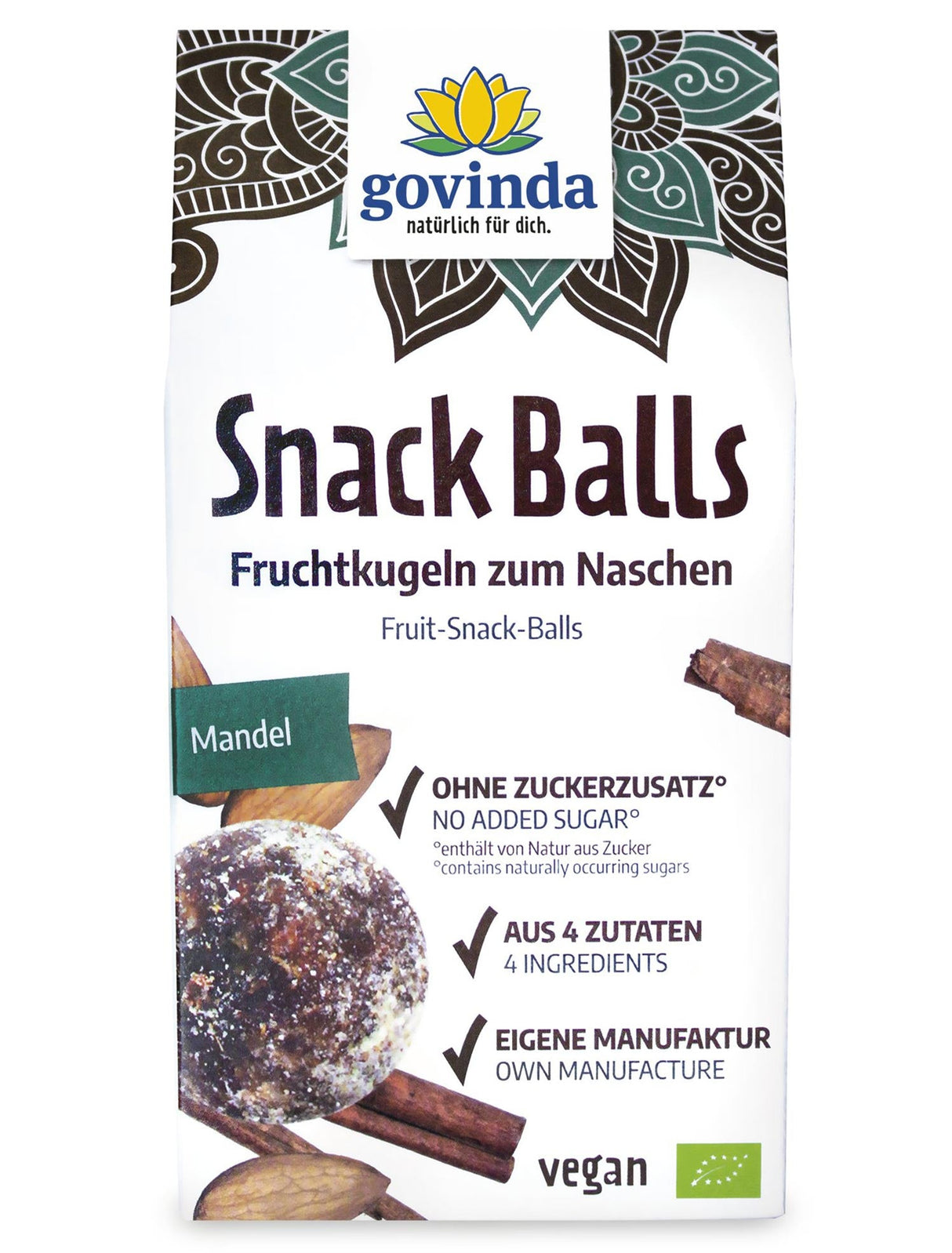 Bio Snack Balls Mandel, 100 g - YOGISHOP