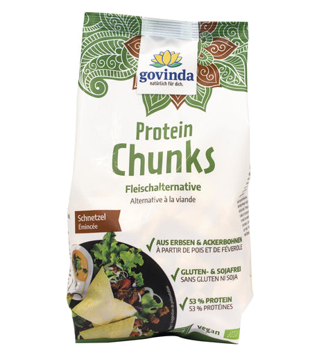 Bio Protein Chunks, Schnetzel, 125 g - YOGISHOP