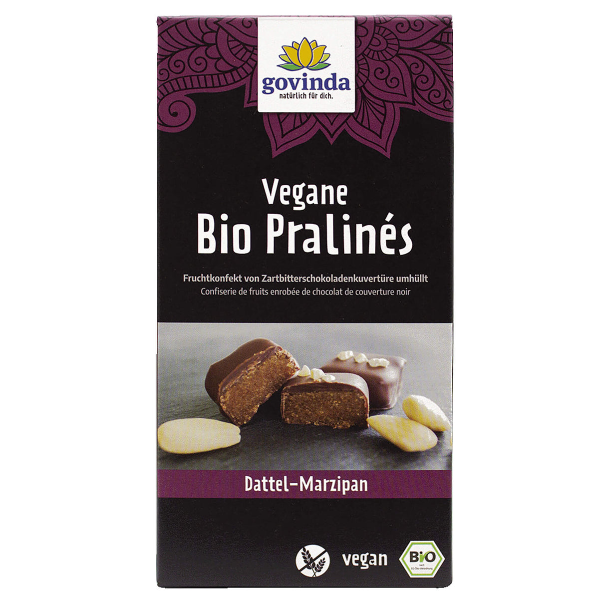 Bio Pralinés Dattel-Marzipan, 70 g - YOGISHOP