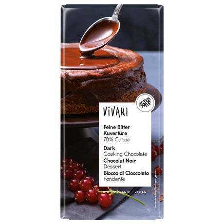 Bio Feine Bitter Kuvertüre, 200 g - YOGISHOP