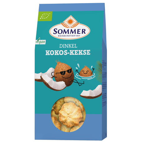 Bio Dinkel Kokos-Kekse, 150 g - YOGISHOP