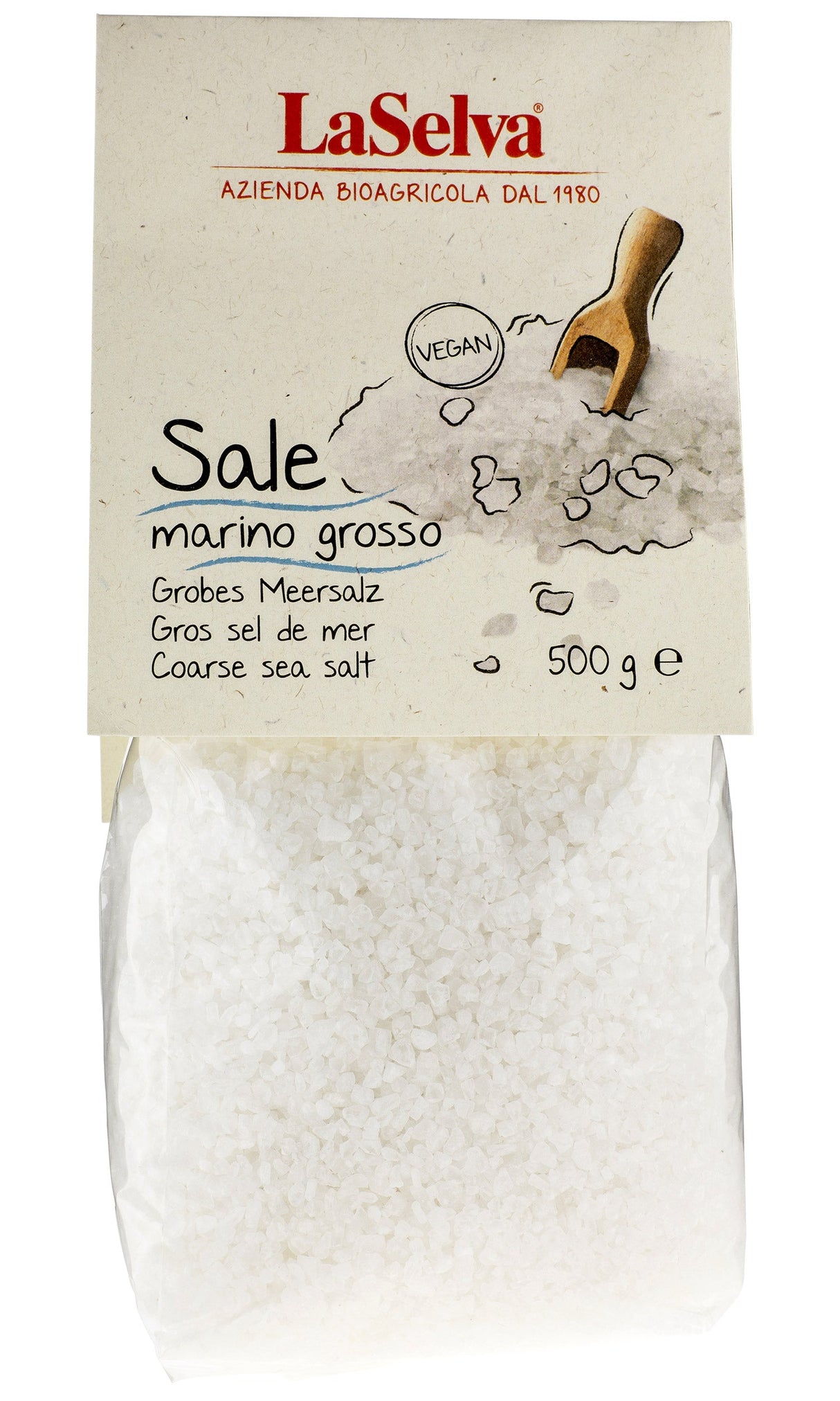 Sale marino grosso, grobk. Meersalz (konv. Anbau), 500 g - YOGISHOP