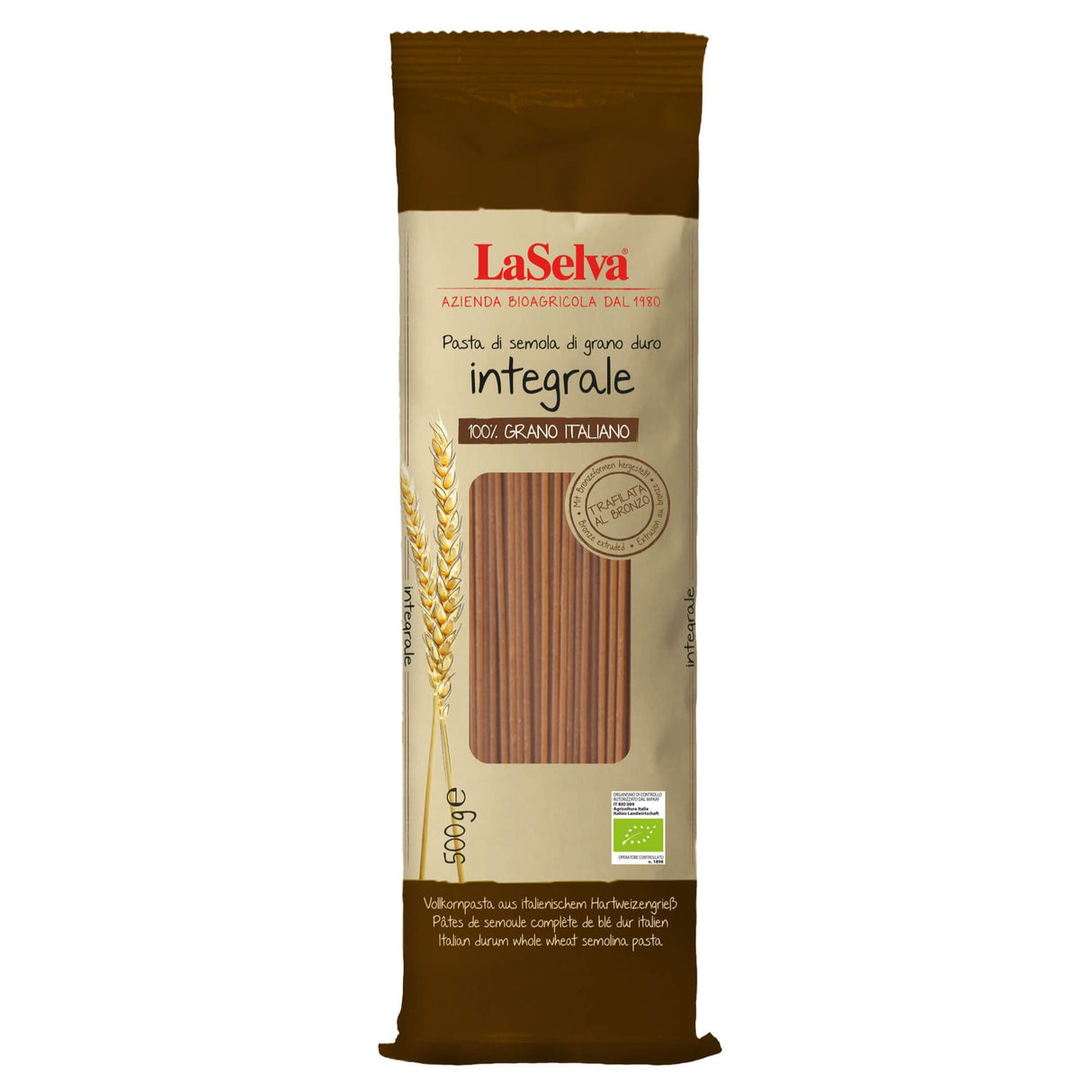 Bio Spaghetti integrale, 500 g - YOGISHOP