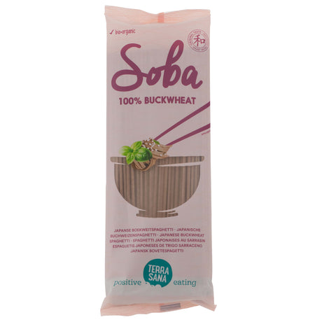 Bio Soba, japanische Buchweizen Spaghetti, 200 g - YOGISHOP