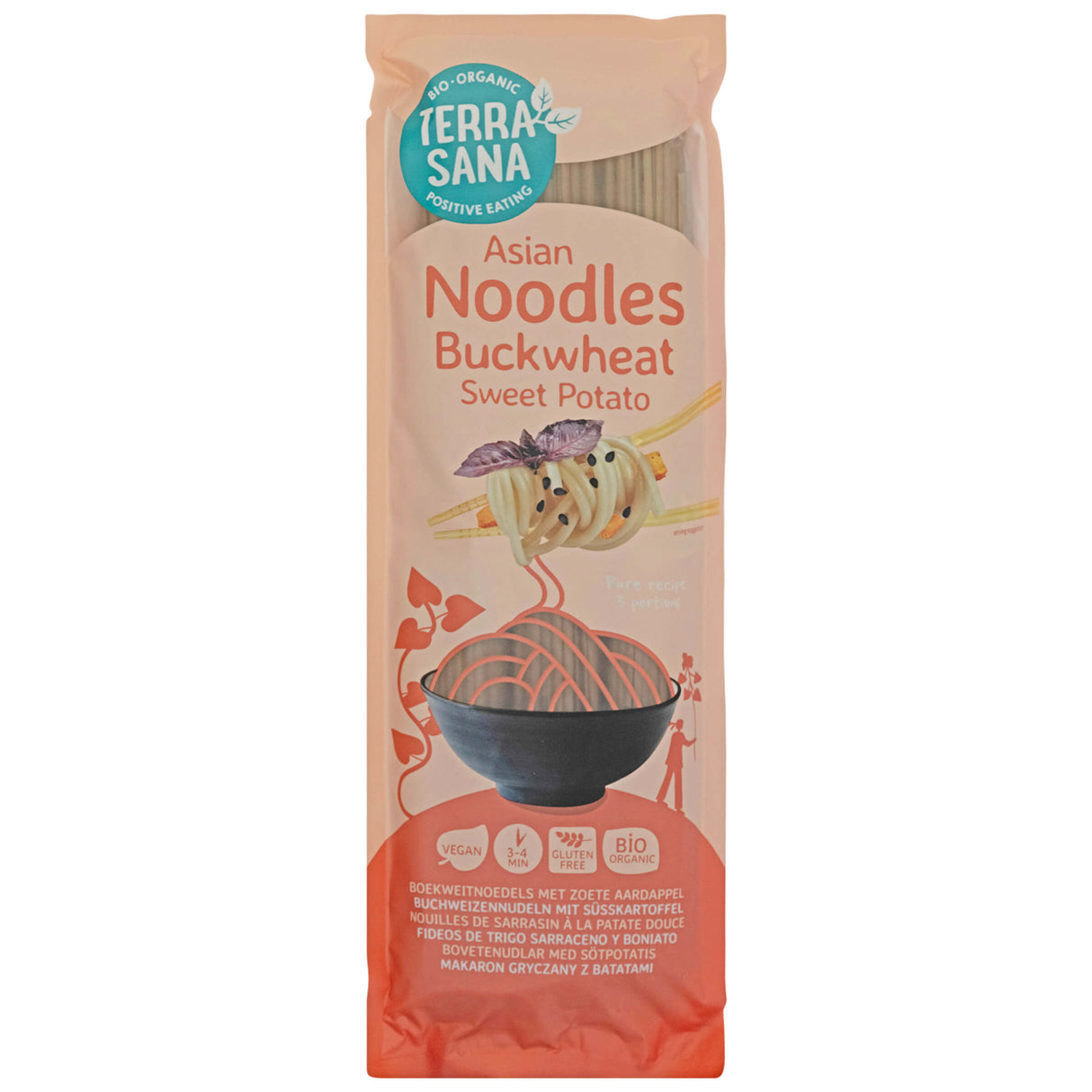 Bio Sweet Potato & Buckwheat Noodles, 250 g - YOGISHOP