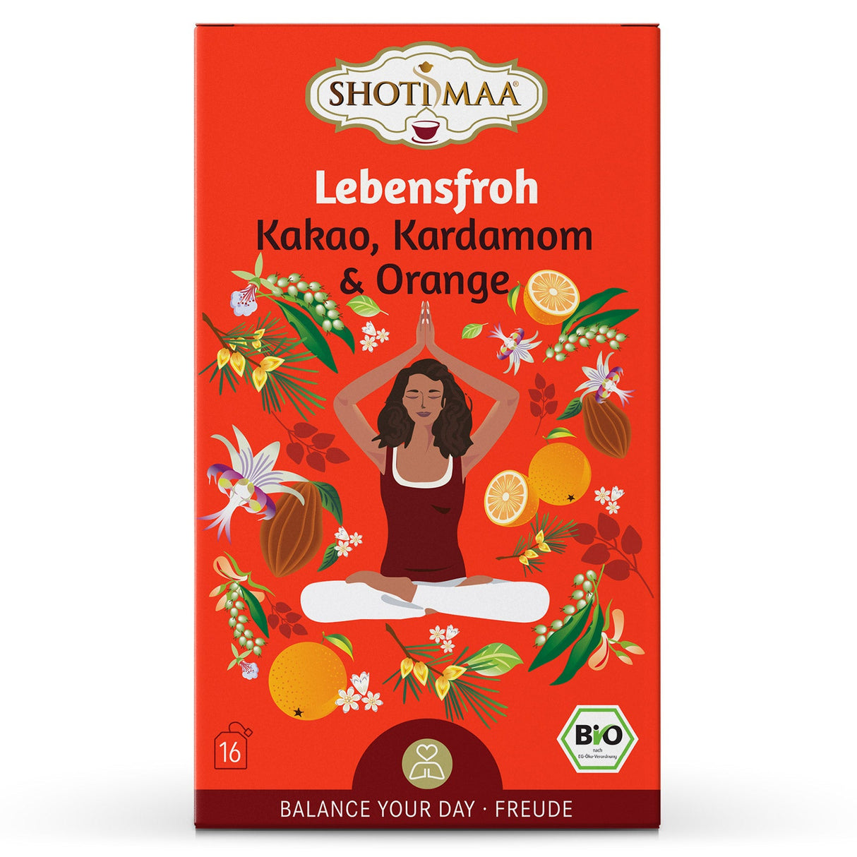 Bio Lebensfroh Teemischung, 32 g - YOGISHOP