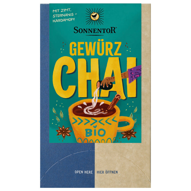 Bio Gewürz Chai Teemischung, 32,4 g - All-Bio Naturkost
