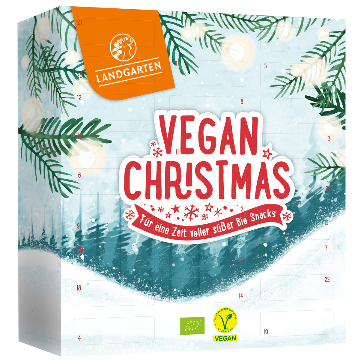 Bio Adventskalender Vegan, 380 g