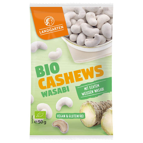 Bio Cashews Wasabi, 50 g - YOGISHOP