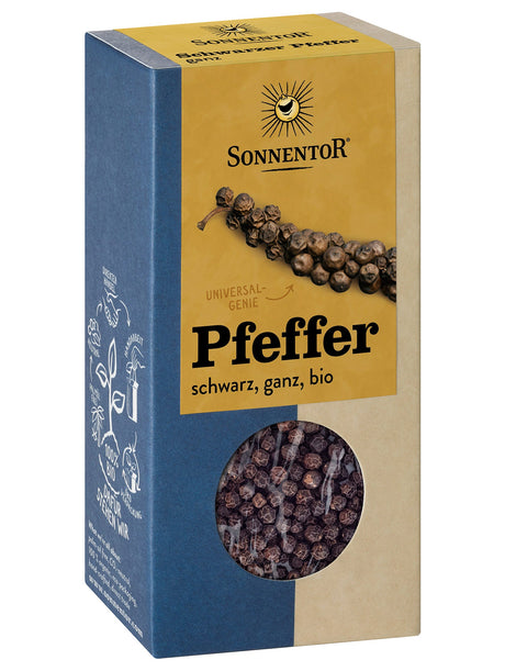 Bio Pfeffer schwarz ganz, 55 g - YOGISHOP