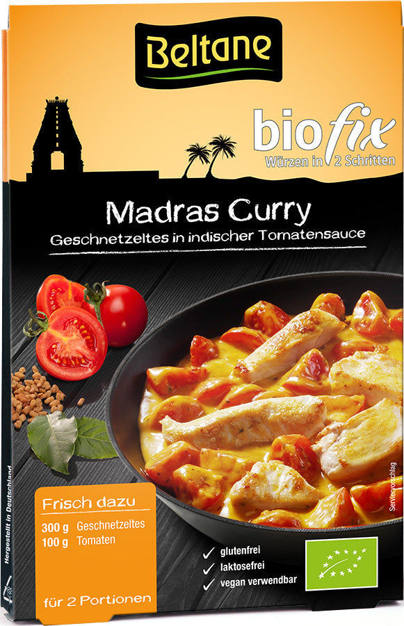 Bio fix Madras Curry , 19,7 g - YOGISHOP