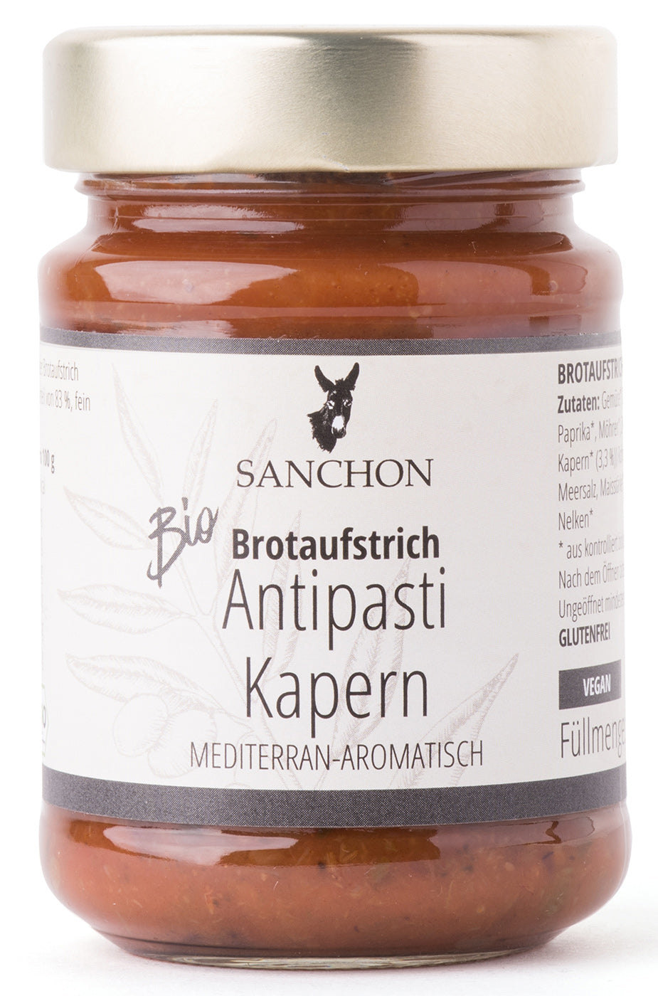 Bio Brotaufstrich Antipasti Kapern, 190 g - YOGISHOP