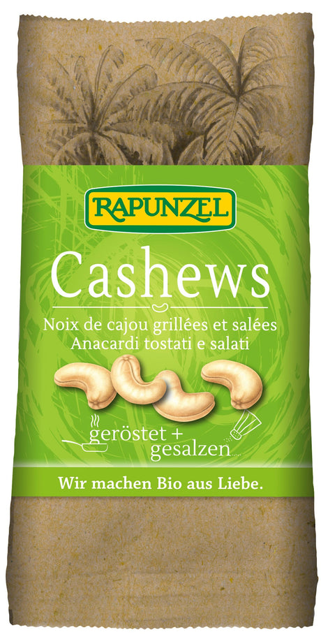 Bio Cashewkerne, geröstet + gesalzen, 50 g - YOGISHOP